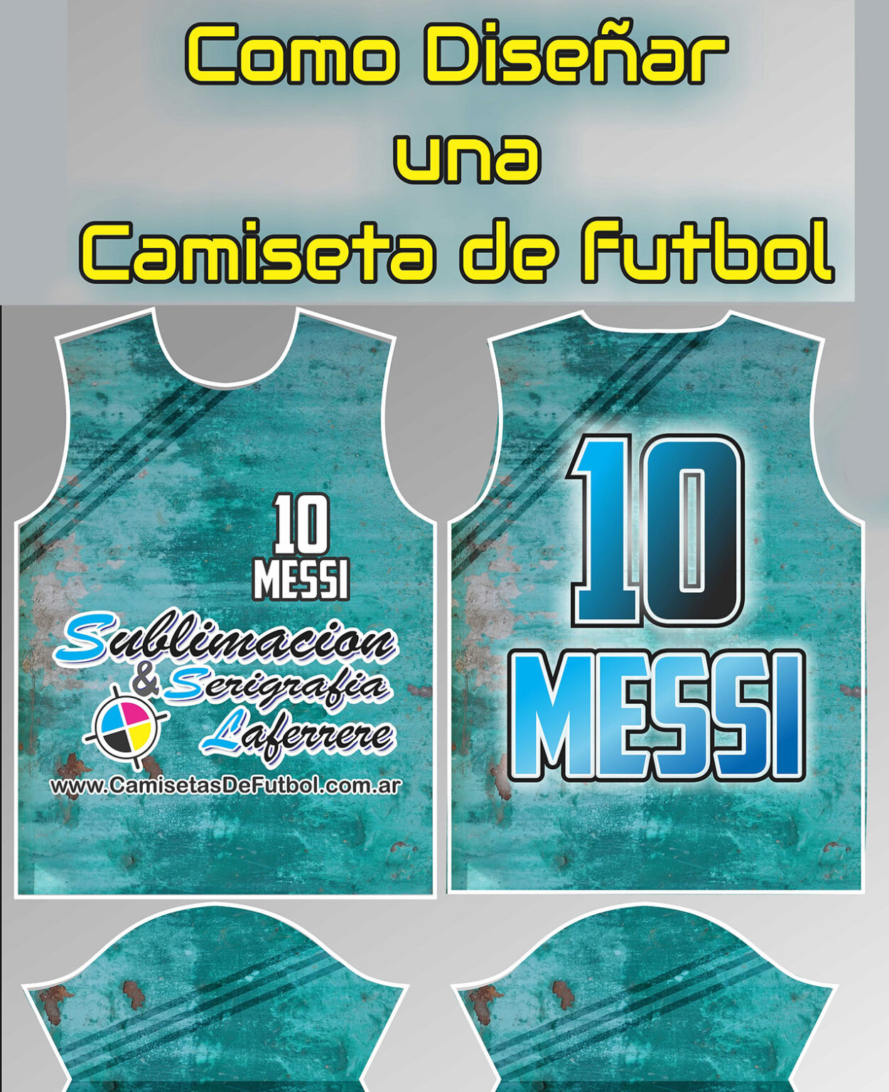 Camisetas de Futbol para Sublimar – Design Vector Free para Sublimar