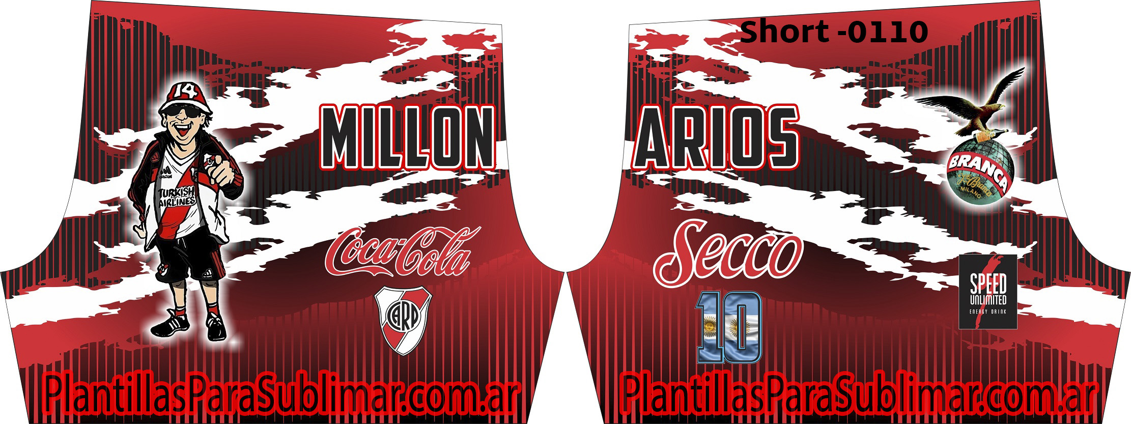 Short de Potrero de River Plate